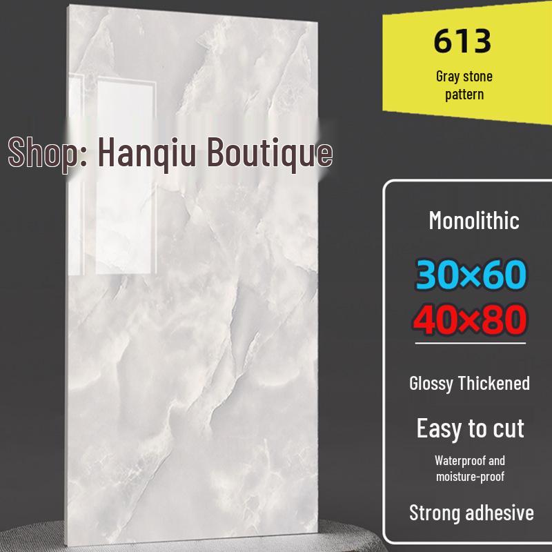 Self-Adhesive Grid Tile Wall Stickers for Bedroom, Living Room, Kitchen & Bathroom Renovation - Waterproof Decoration