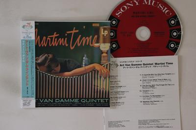 CD ART VAN DAMME - Martini Time MHCP1261 SONY 2007 Japan Obi Jazz Gebraucht