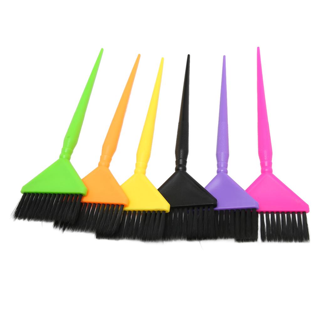 6 buc Perie Vopsea de Păr Amestecare Multicolor Coadă Lungă Perie Colorare Vopsire Păr pentru Salon Acasă