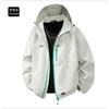 Mens Outdoor Jacket Casual Trendy Waterproof Windproof Hiking Coat