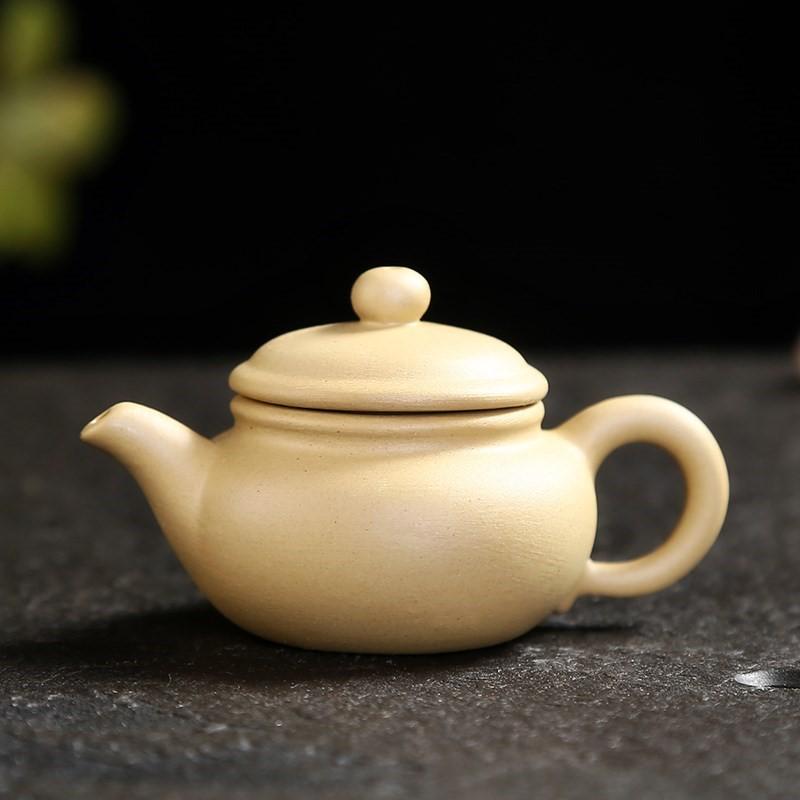 קומקום אצבע מחימר סגול חיית תה סט תה כיס קטן קישוטים אביזרי תה קישוט שולחן תה בוטיק