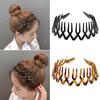 4Pcs Wide Side Zigzag Hairband Makeup Headband Hair Hoop Practical Teeth Hair Band  Makeup