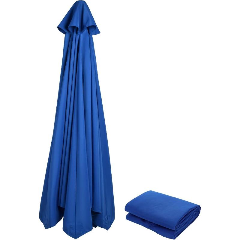 Thick and solid replacement awning for terrace umbrella, 3 m, with 8 whales (umbrella frame not included)