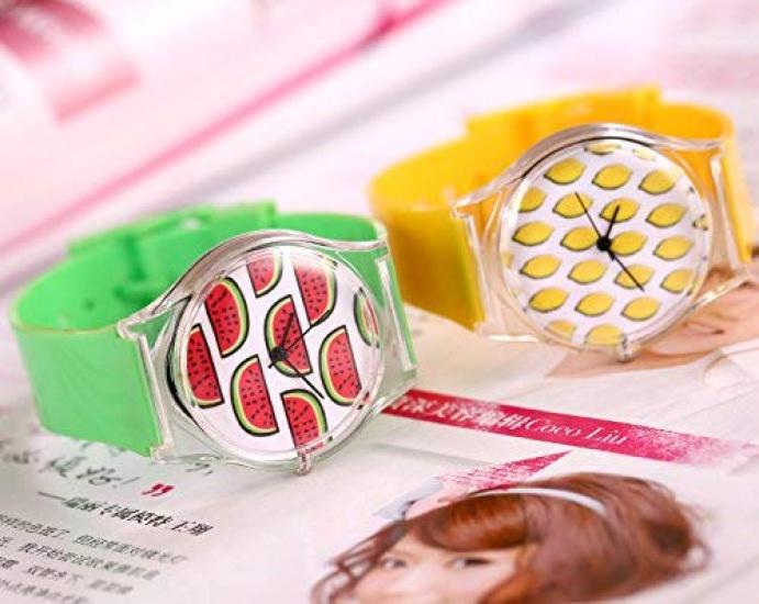 ZooooM Silicone Watch with a Unique Design, Quartz Movement, Fashionable and Casual, Perfect Gift for Men and Women (Rainbow) ZM-WATCH3036-RAI