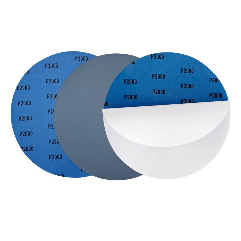 12-Inch Superfine Silicon Carbide PSA Waterproof Sandpaper - Dry/Wet Use, Adhesive Back