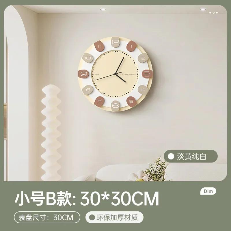 

New Design Wall Clock Aesthetic Dining Room Elegant Unique Wall Clocks Art Modern Cute Stylish Nordic Saat Home Decor InteX5C7N5 Other