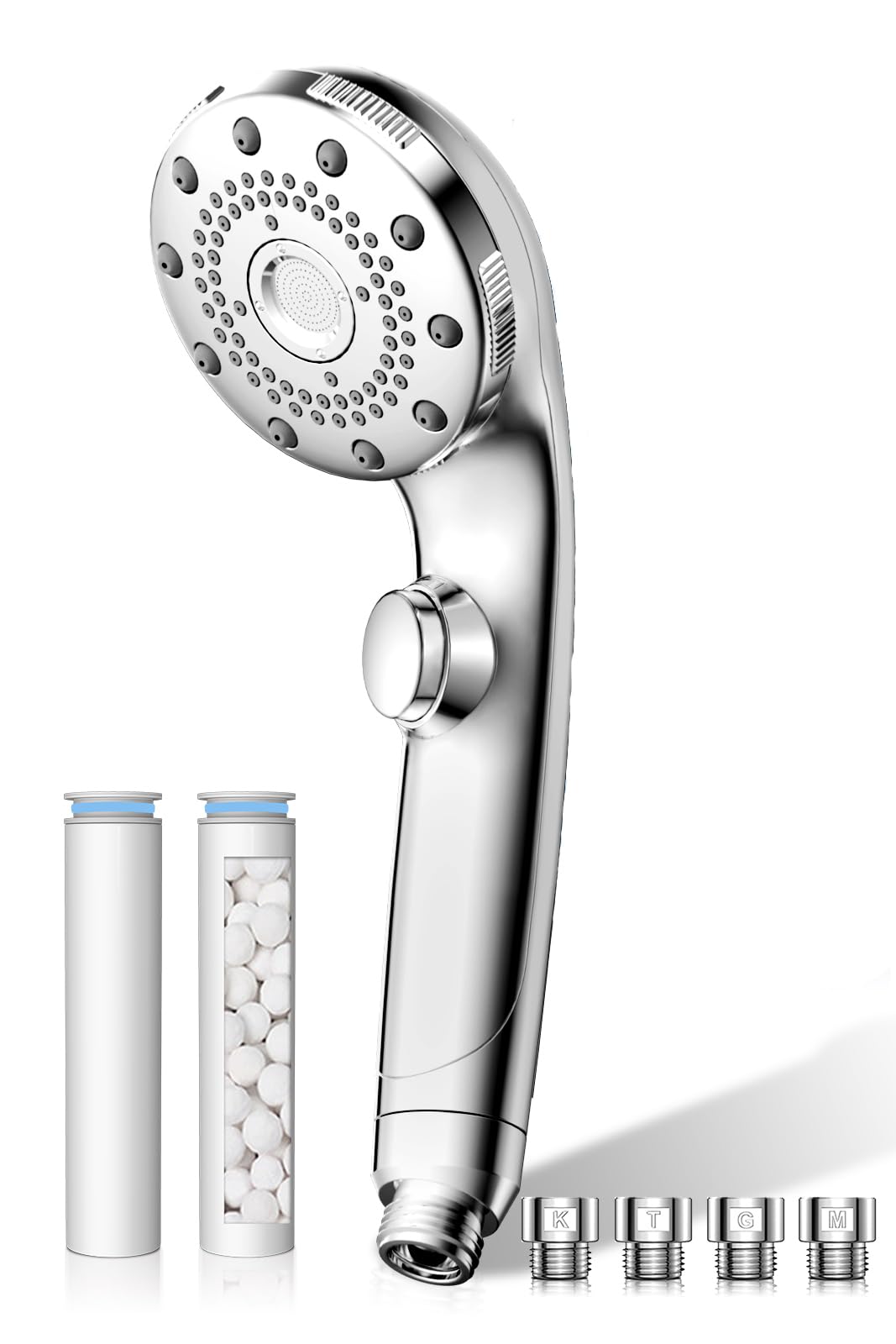 

Душевая лейка Микро Нано Пузырь Новая Вода Хлорированная Вода Высокая Очистка Воды Душ Поры Грязь Красивый Режим Душа Зеркало [Модель 2025, Экономия, Удаление]