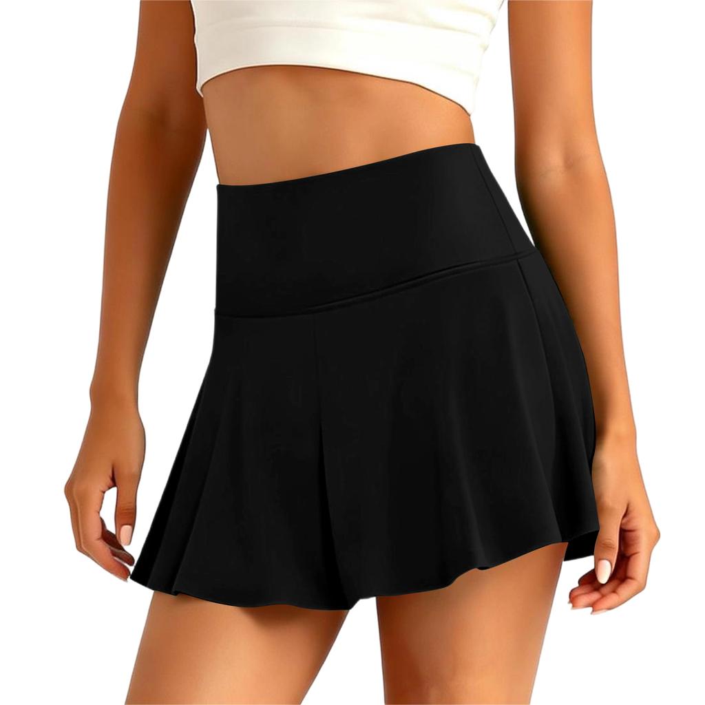Women’s High-Waisted Casual Sport Skirt – Golf Skirt, Tennis Skirt, Short Skirt With Lined Pocket
