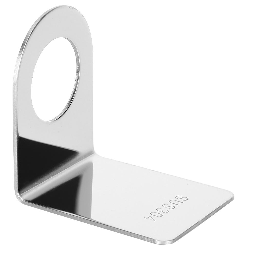 Household Wall‑Mounted 304 Stainless Steel Soap Bottle Rack Hanger for Bathroom Kitchen