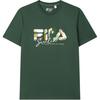 New FILA T Shirt Unisex Turquoise Green GN F11M528105F-GN