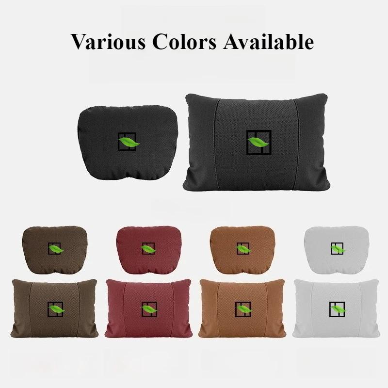 For Geely Zeekr 7X 001/007/X/009 Headrest Neck Pillow Lumbar Support Suede Four Seasons Protective Comfortable Waist Cushion