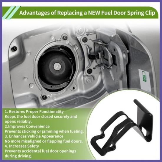 Nr. 7736652010 Fjäderklämma för bränslegastanklucka för Toyota Yaris 07-11 1 st