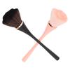 2 Pcs Makeup Brushes Set Accurate Coloring Smudge 3D Soft Rich Slender Bristles Loose Powder Blush Large Makeup Brush