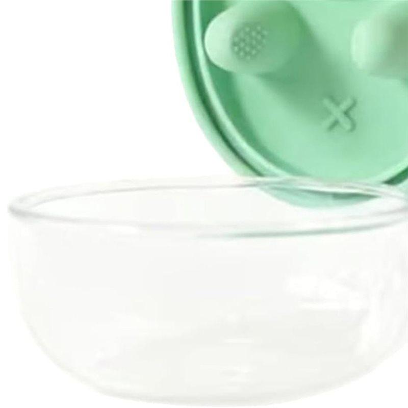 ABWR-2-In-1 No-Mess Snack Container Silicone Box With Lid Leak-Proof Portable Food Storage