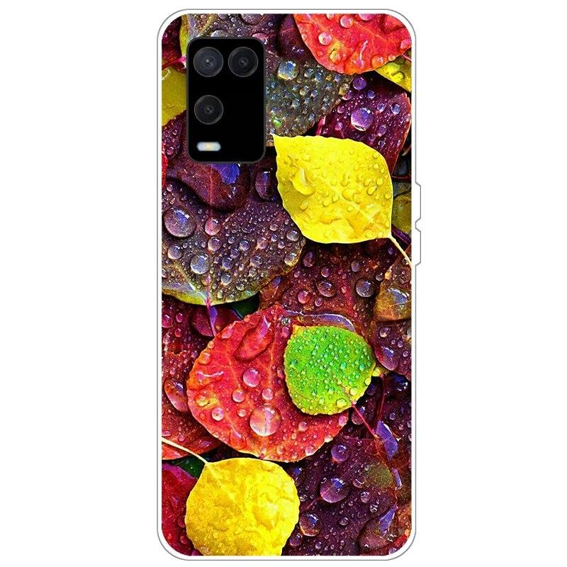 OPPO A54 Case telefonhoz Hátlap OPPO A54 5G 4G Case CPH2239 CPH2195 OPPOA54 A 54 Bumper Silicon Soft Funda fekete tpu tokhoz