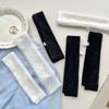 French Style Neck Strap White Black Hair Band Neckerchief Fashion Lace Long Scarf  Party Supplies