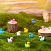 50Pcs Mini Resin Ducks Bulk Tiny Ducks Set For Potted Miniature Decoration Garden Dollhouse Cake Decoration Diy Slime Kit Craft