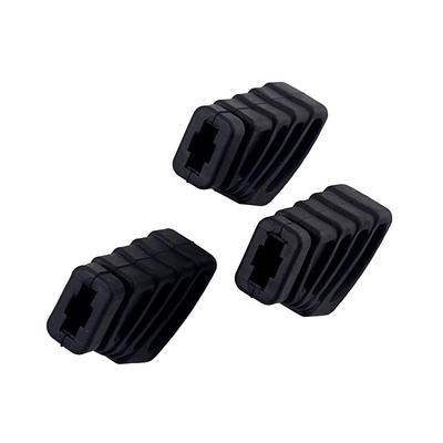 3 Pcs Drum Rack Feet Rubber Pads for Single Braced Cymbal Stand Stability Replacement High Grade Material Durable Use Percussion