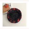 Retro Red Plaid Beret: Niche Design, Versatile Christmas Octagonal Hat, Light Luxury Style