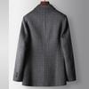 Autumn and Winter Wool Woolen Single West Light Luxury Business Youth Solid Color Double-sided Woolen Suit Jacket