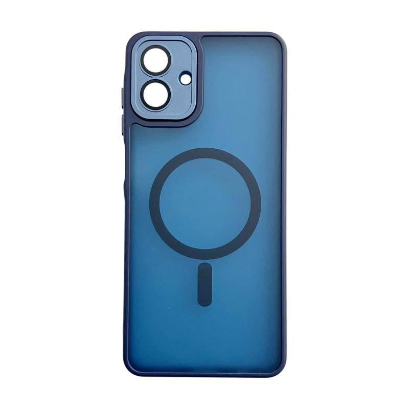 Für Samsung Galaxy A07 4G Magnetische Rückabdeckung WANLONFENG QB1 Serie PC TPU Stoßfeste Handyhülle