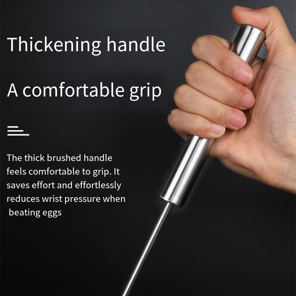 Versatile Semi-Automatic Whisk Multi-size Rotary Whisk Blender Durable Hand Push Egg Beater  Egg
