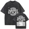 Vintage Gewaschenes Harry Styles Together Tour 2026 Grafik T-Shirt Herren Damen Pop Mode 100% Baumwolle Kurzarm T-Shirt Streetwear
