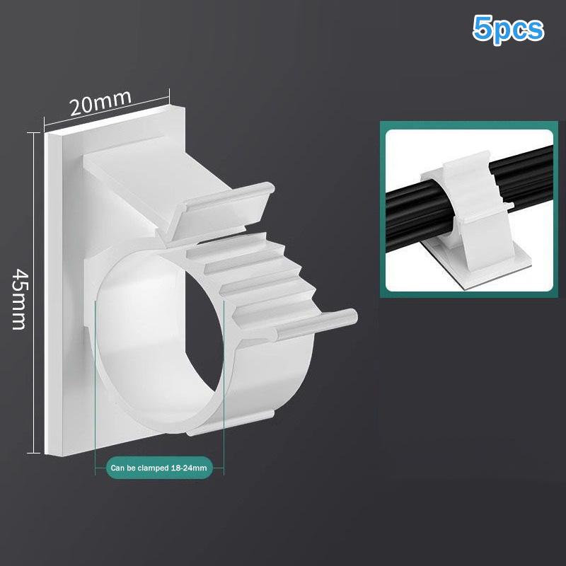 Cable Clips Adjustable Organizer Self Adhesive Mounts Cord Wire Clamps for Desktop Office Home Charger Tidy Solution