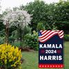 1-5Pc Kamala Harris 2024 Bandeira de jardim com cores vivas Bandeira Kamala Harris Bandeira de quintal Kamala Harris para eleição presidencial americana