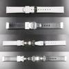 Swatch x OMEGA Leather and Rubber Strap with D-Buckle (White)