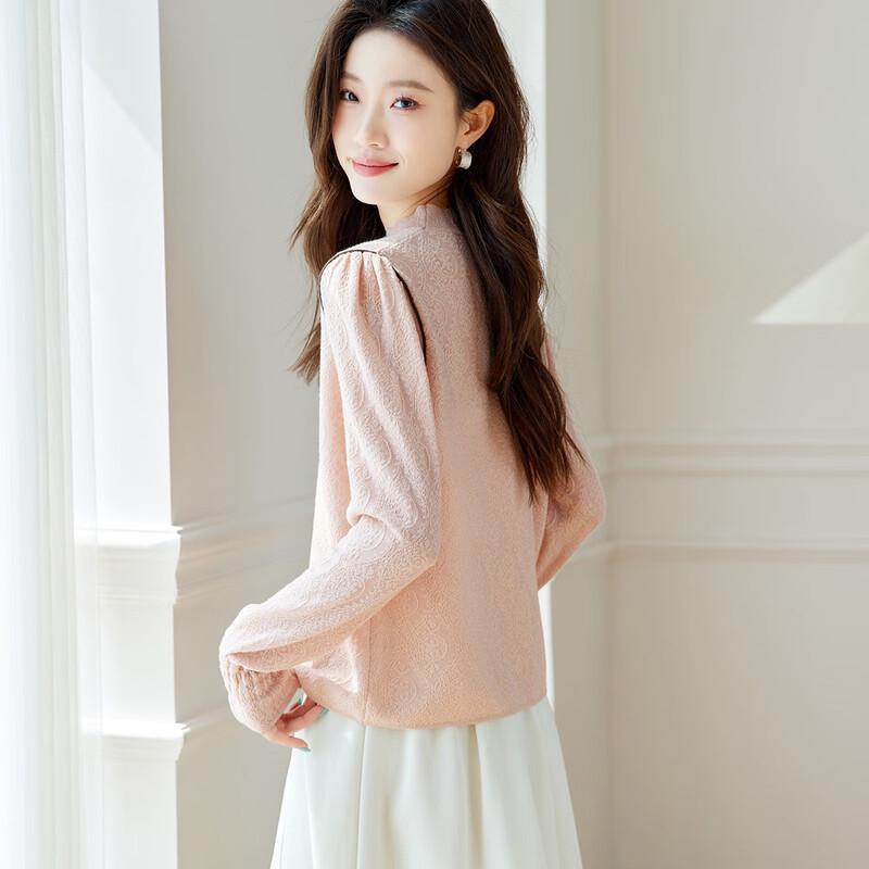Women's Thin Wool Blend Hollow Knit Top
