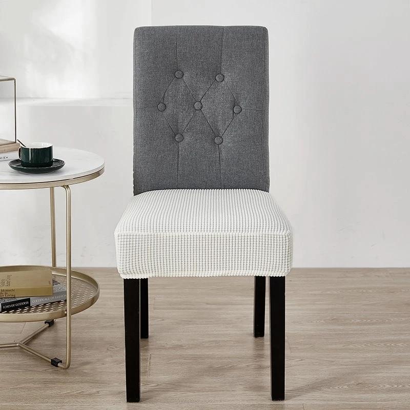 Universal Elastic Thick Seat Covers for Slipcovers for Dining Room Hotel Chair Protector Chair Cover Stretch Chair Case Pad