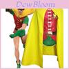 Teen Titans Robin Cosplay Costume With Polyester Blend For Halloween Stage Performance Adults