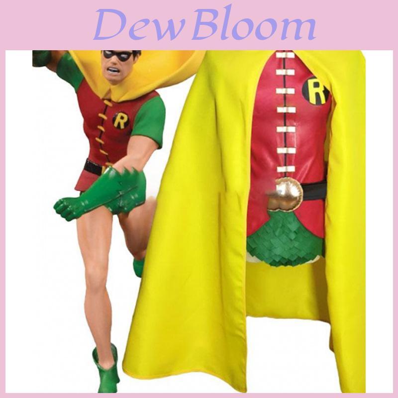 Teen Titans Robin Cosplay Costume With Polyester Blend For Halloween Stage Performance Adults