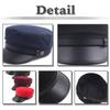 Marine Cap Leather Newsboy Cap Black Hat for Going Out Travel Men Women CZ199 [White Fang] (Gray)