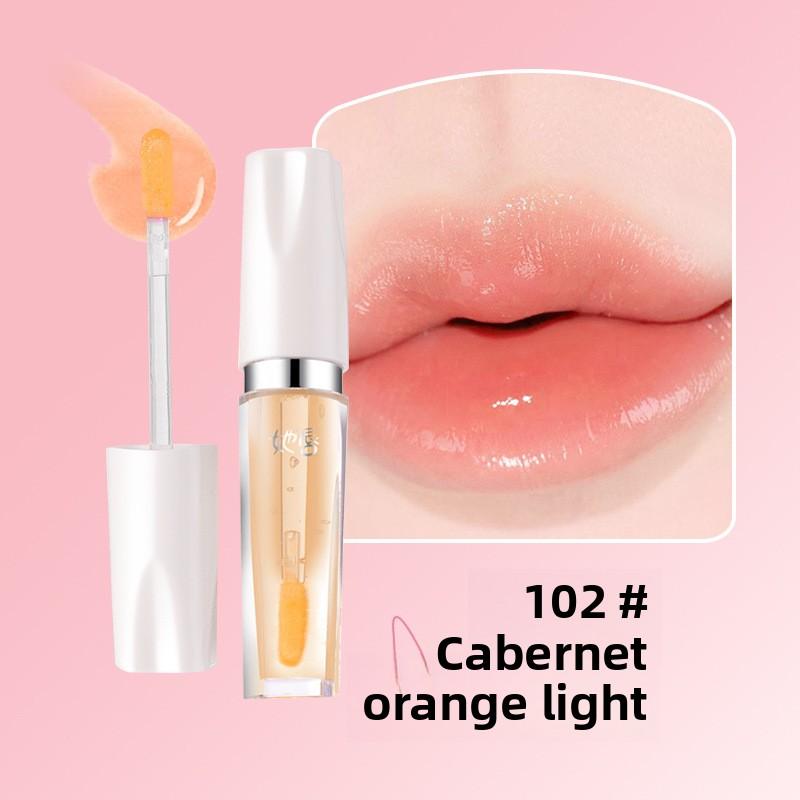 

Масло-эссенция для губ, меняющее цвет и обогащающее кожу: Увлажняющее, увлажняющее, питательное, против сухости и трещин масло для губ 102 #Red Xia Orange Light