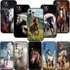 MY11 Fine Horse Soft Shell Phone Case for OPPO A3 Pro A72 A74 A76 A77 A77S A78 A79 A94 A95 A18 A40M A58