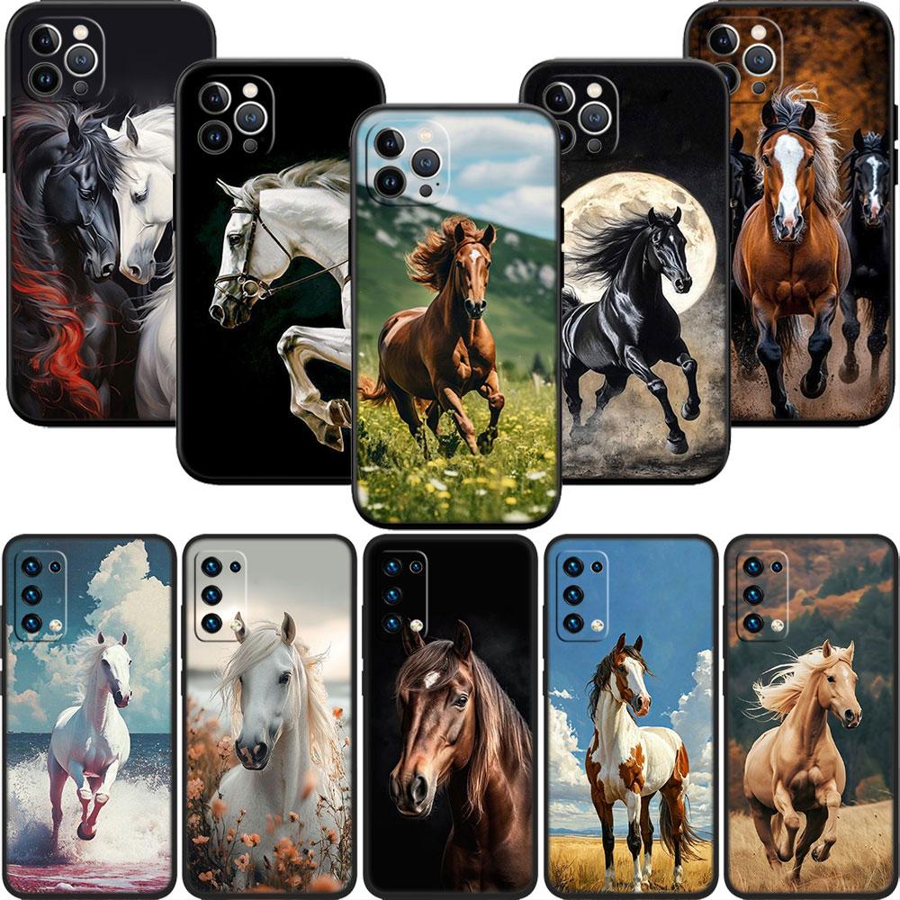MY11 Fine Horse Phone Case for Samsung Galaxy M06 M15 M16 M35 M55 M56 A36 A42 A50 A50S A51 A52 A32 A33 A05 A05S A06 A16 A20