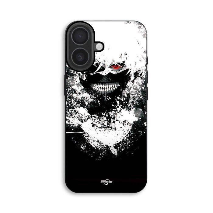 Hülle Für iPhone 18 Tokyo Ghoul Anime Ken Kaneki Maniacase schwarz