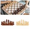 32PCS Wooden Word Chess Set 2.2 in Chess Game Staunton Wooden Chess  International Chess Tables