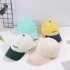 The new soft top Macaron color embroidered small letter copper buckle baseball cap fashion casual splice shade cap