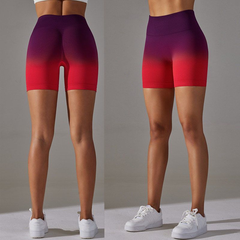 

Fashion Imported New Nude Feel Yoga Pants Women s High Waist Hip Lift Running Peach Hip Fitness Pants Skinny Workout Pants High Waist Butt Lifting Fitness Shorts Burgundy S