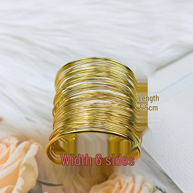 Europäischer Retro-Draht Modisches Offenes Armband - Personalisierter Handschmuck