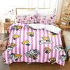 Top Anime Aggretsukos Bedding Set Printed single Comforter Quilt Bed Cover Duvet Cover Pillow Case 3 Pieces Sets Kids Adult Size