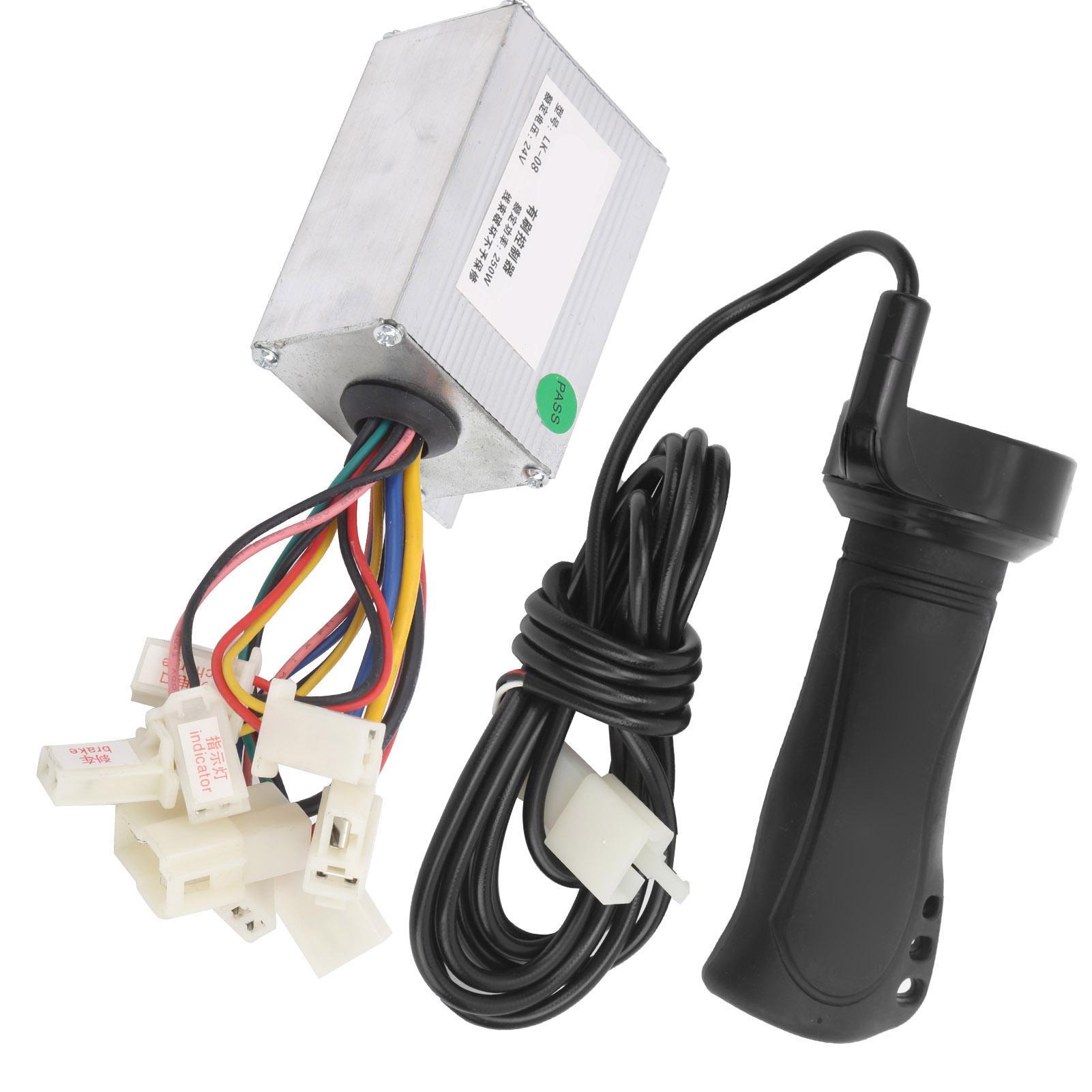 Комплект контроллера для электросамоката 24 В 250 Вт Коллекторный контроллер и ручки для электровелосипеда