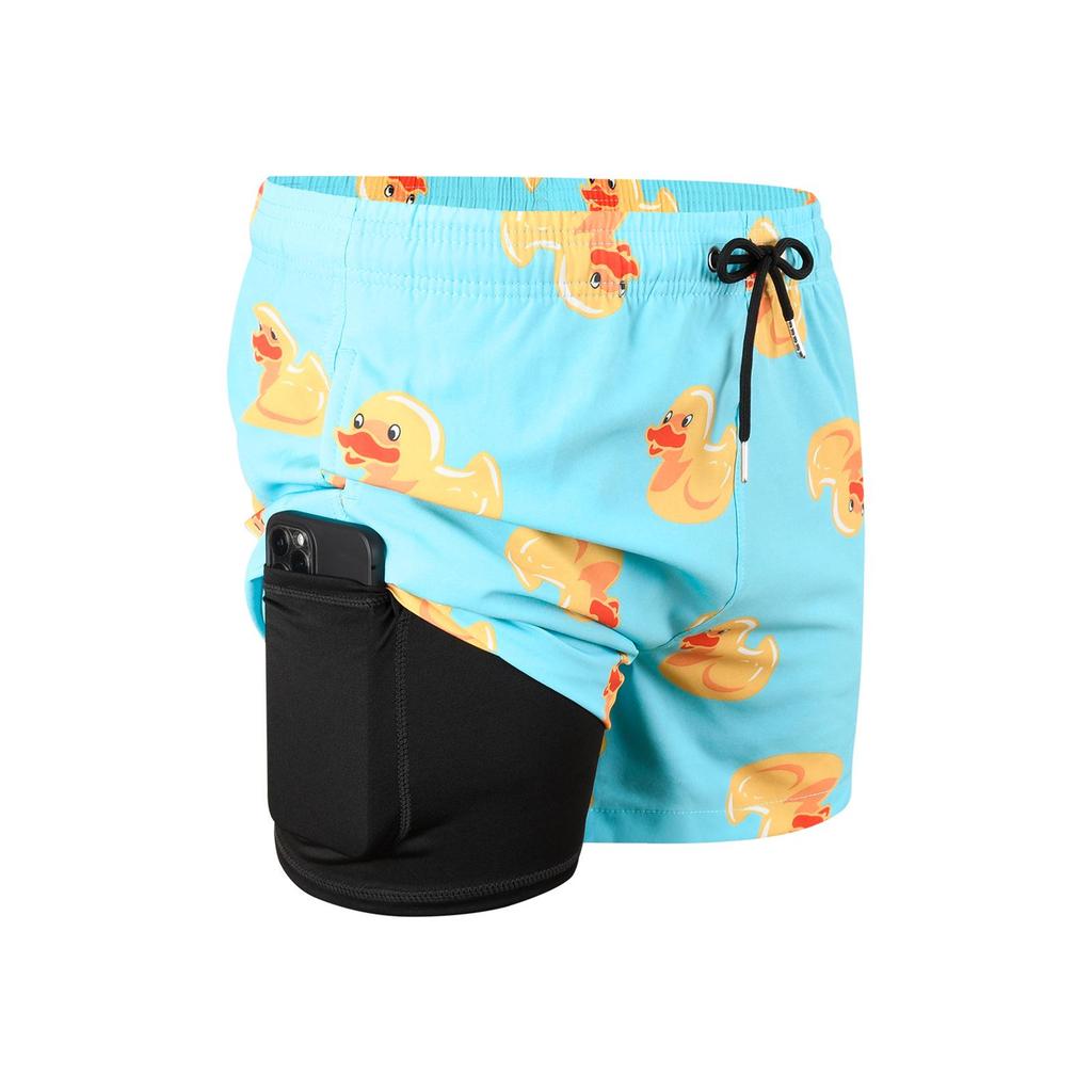 2025 Anti-Embarrassment Men's Double-Layer Beach and Sports Shorts