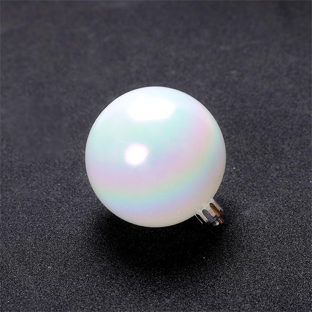 4/5/6cm Colorful Ball Decoration Christmas Tree Hanging Pendant Birthday Party Wedding Transparent Ball Bubble Decor