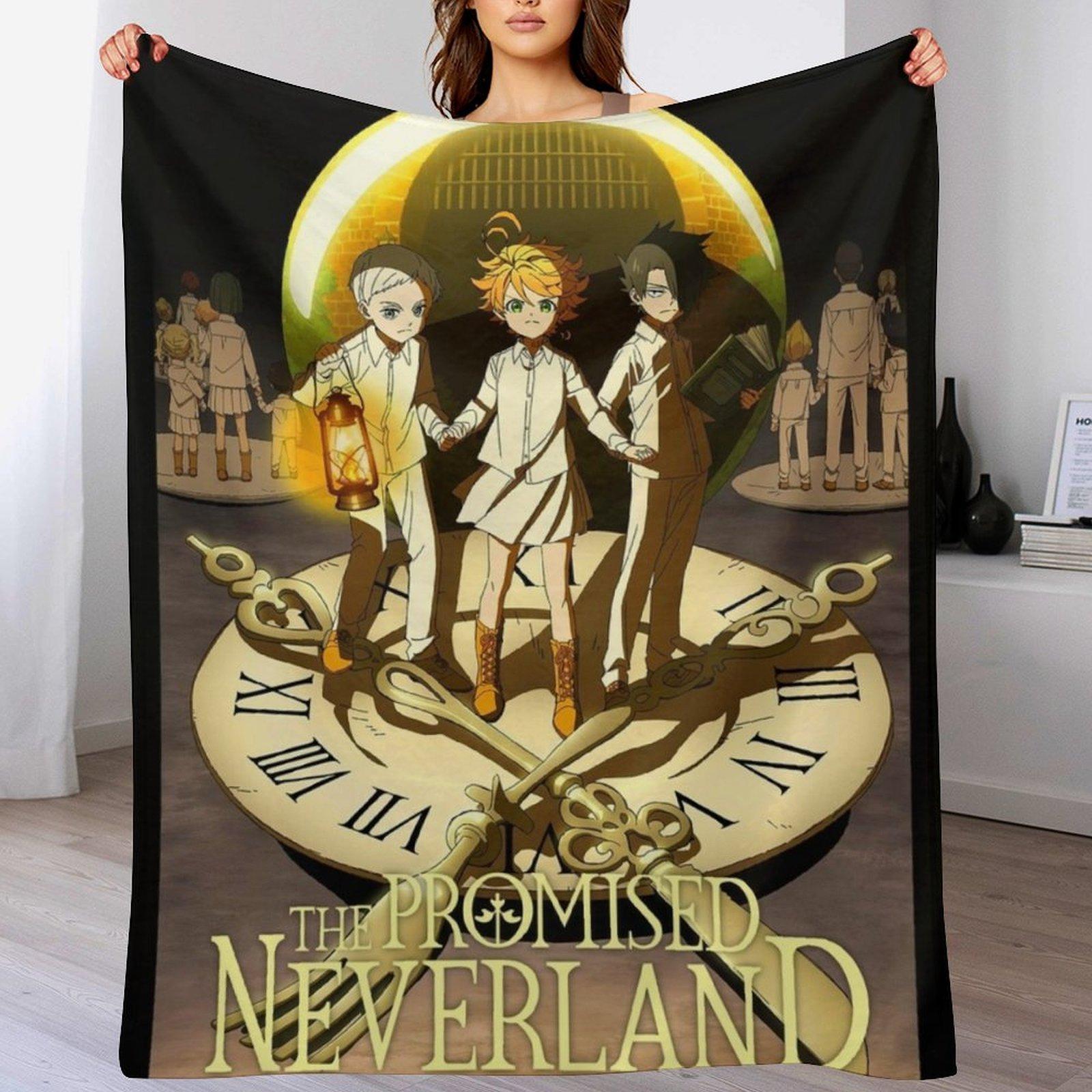 

The Promised Neverland Trio Throw Blanket Outdoor Soft Blanket for Picnic Beach Camping 102x76cm(40x30in)