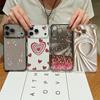 Colorful Heart Pattern Phone Case For iPhone 17e 17 16 15 Pro Max 14 13 Pro 16 Shockproof Clear Soft Card Slot Pocket Back Cover