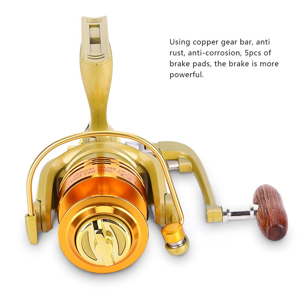 Portable All Metal Outdoor Ice Fishing Reel Detachable Sea Rod Fishing Wheel Accessory(XA4000(13+1bearing) )